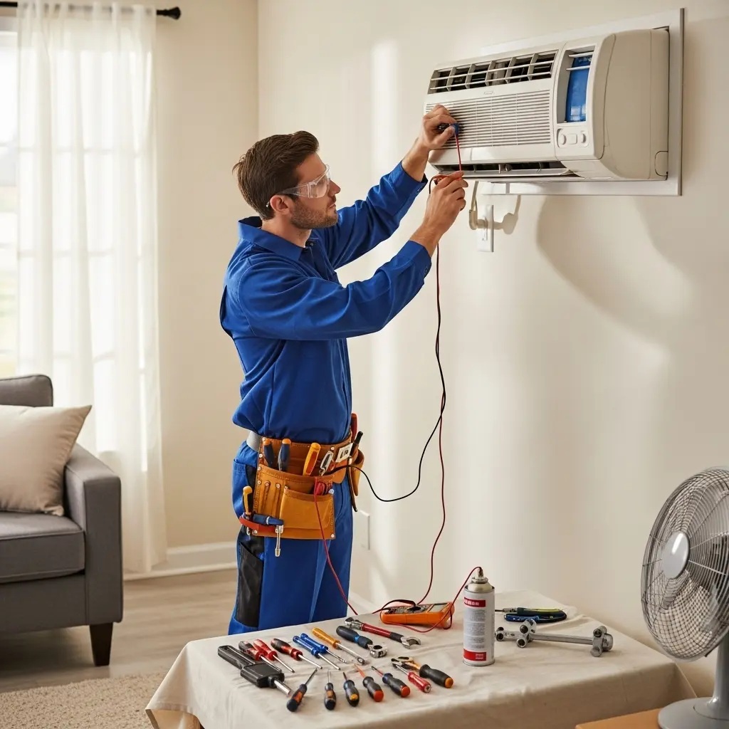 Şehzadeler Whirlpool Whirlpool klima gaz dolumu ve bakım – Enerji verimliliği artırıldı. - Teknik servis örneği